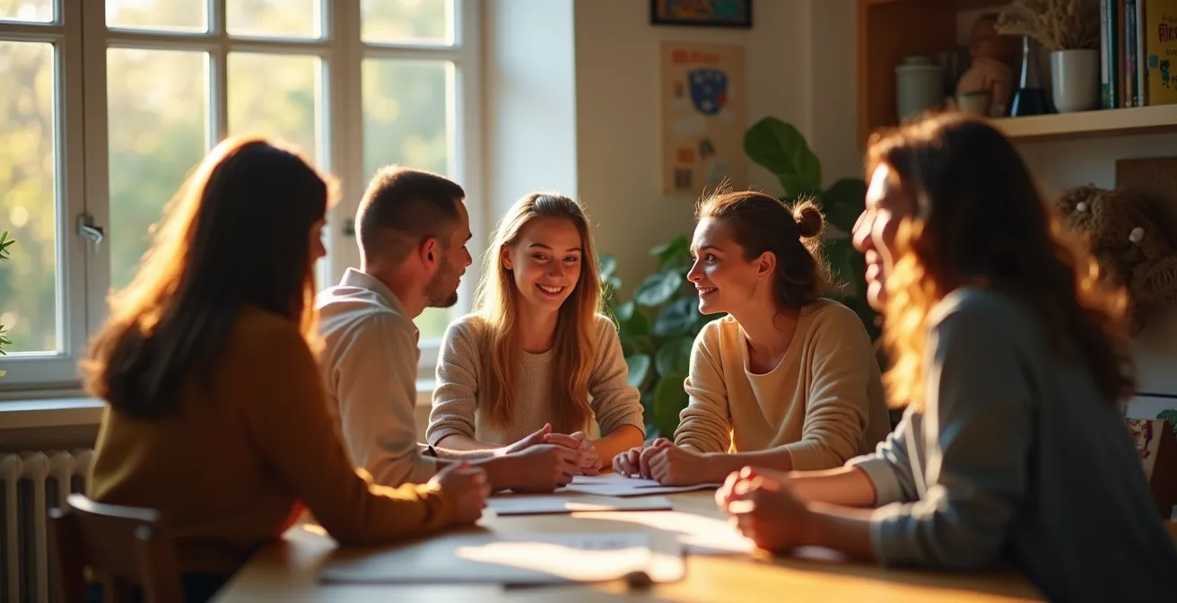 Personnes en atelier créatif explorant leurs goûts et souvenirs pour définir leur style de rénovation